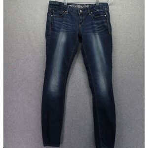 Express Jeans Womens 6R Zelda Legging Slim Fit Ultra Low Rise Stretch Denim Blue